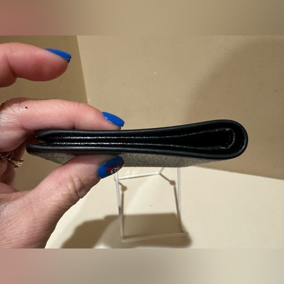 GUCCI Bee & Star Bifold Wallet Black leather - Picture 4 of 10